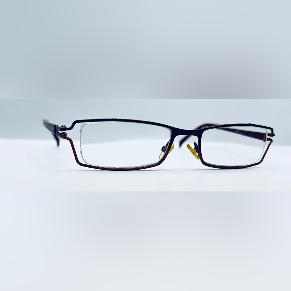 Oxydo Brown Purple Rectangular Sunglasses Frames Only